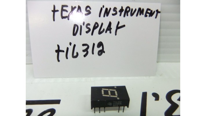 Texas Instrument TIL312 display 